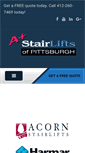 Mobile Screenshot of aplusstairlifts.net